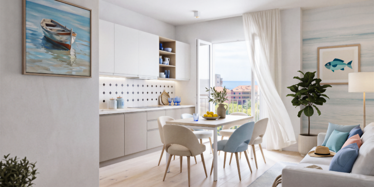 Living vista mare